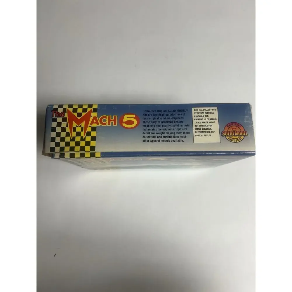 Vtg 1995 Horizon Solid Model Speed Racer Mach 5 Solid Model Kit